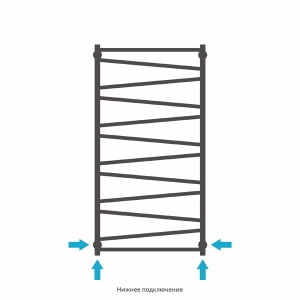 Полотенцесушитель водяной Сунержа Сирокко 1200x600