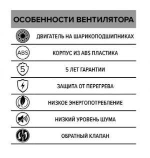 Вентилятор накладной ERA DiCiTi SILENT 5C Chrome d125