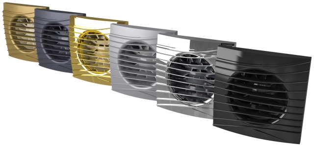 Вентилятор накладной ERA DiCiTi SILENT 5C Chrome d125