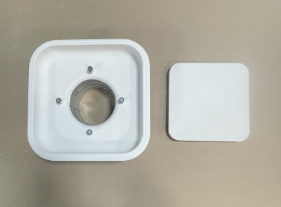 Диффузор под покраску скрытого монтажа SECRET SOFT FRAME D125мм